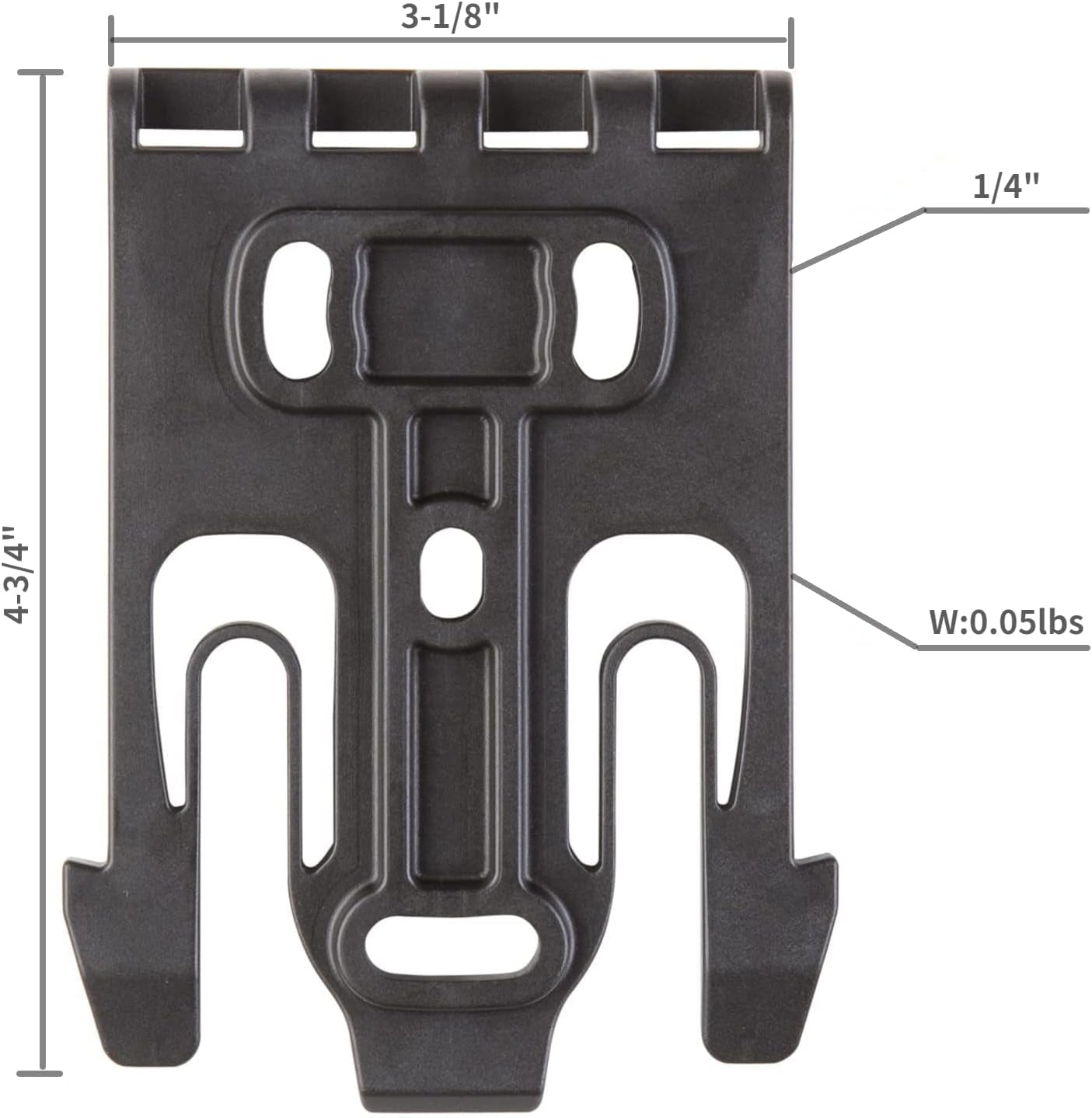 2 Pack QLS Kit, Quick Locking System Kit with Qls 19 and Qls22L for Quick Connect Drop Leg Holster and Mid-Ride Universal Belt Loop