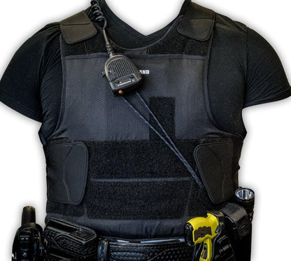 - Keeps Portable Radio Mic in Place for Police/Law Enforcement Black