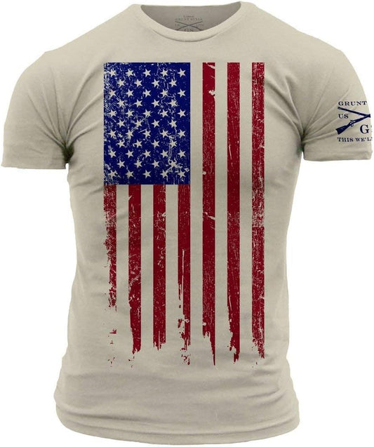 America Patriotic Flag Men’S Shirt
