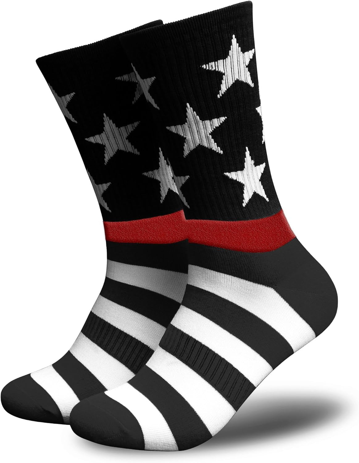 American Flag Socks for Men or Women - Perfect for Every Patriot - 86% Nylon, 12% Polyester, 2% Spandex