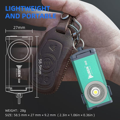 G2 EDC key chain bright flashlight 500 Lumens