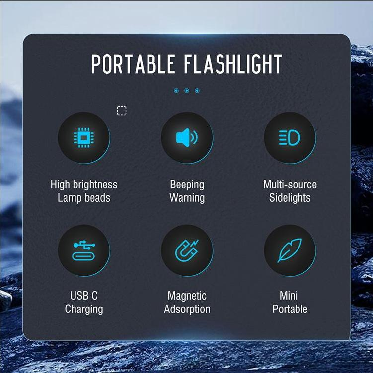 V10 Rechargeable LED Keychain Flashlight 1000 Lumen