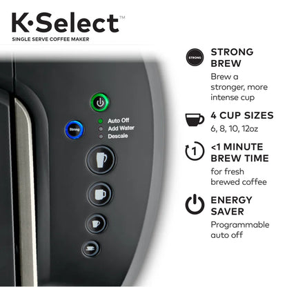 K-Select Single-Serve K-Cup Pod Coffee Maker